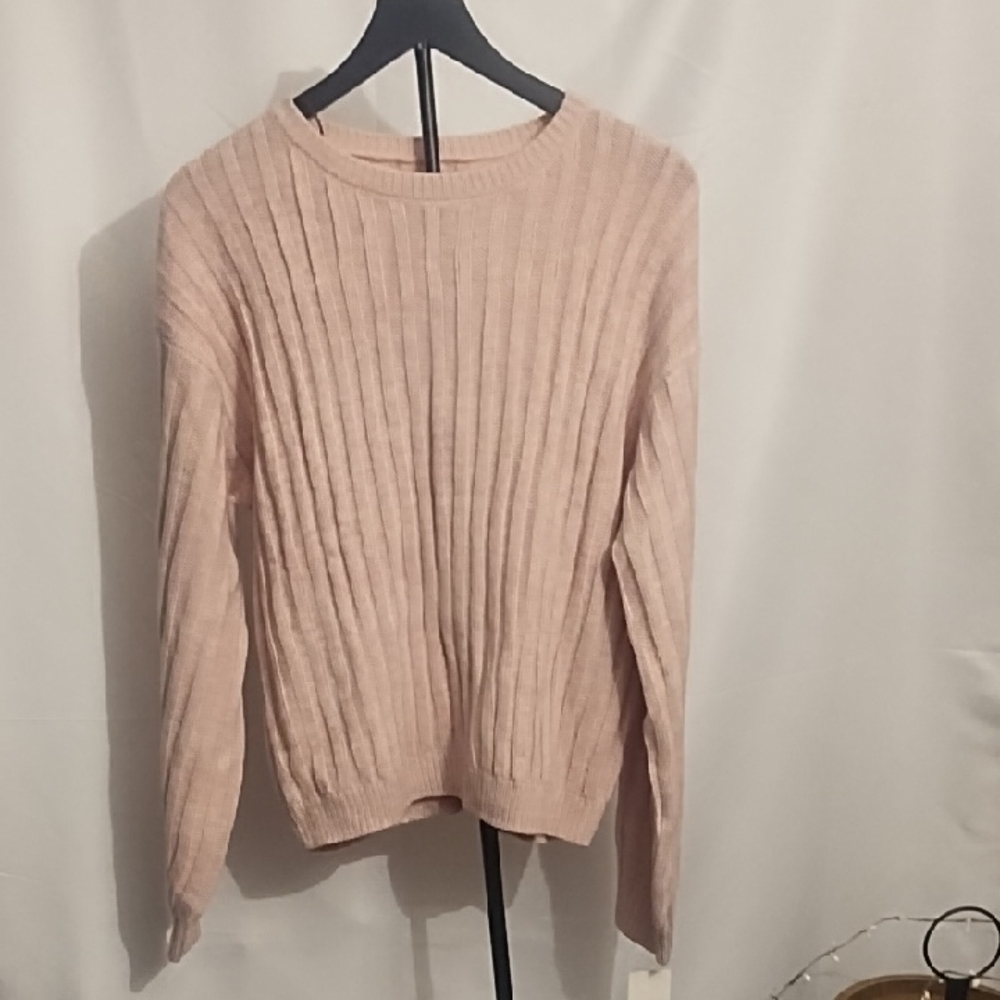 Women's Ribbed Crewneck Sweater - lilac mist